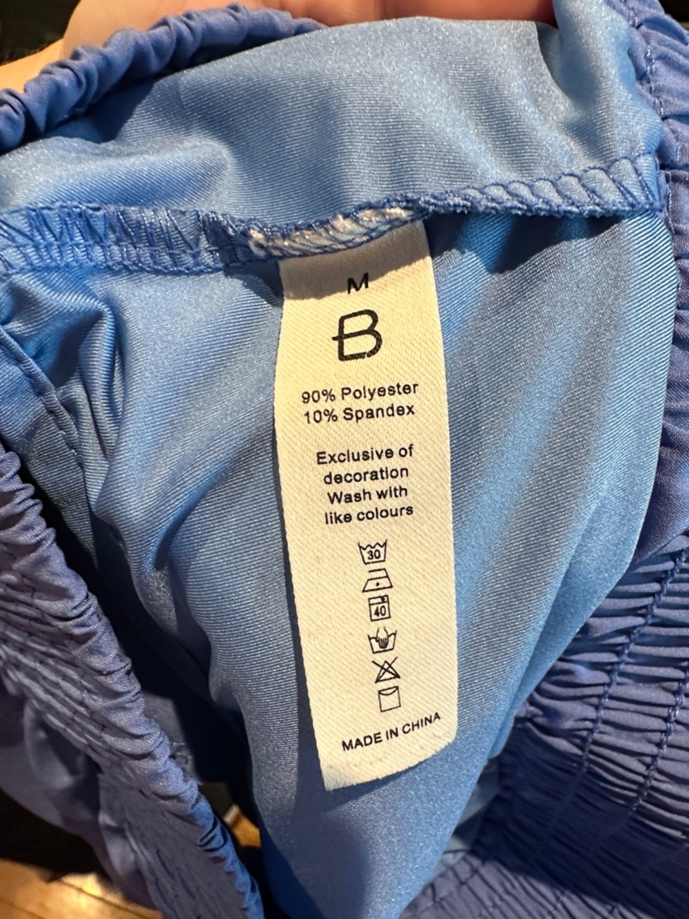 2 Pairs - Blue & Gray Layered Athletic Shorts - Picture 4 of 5